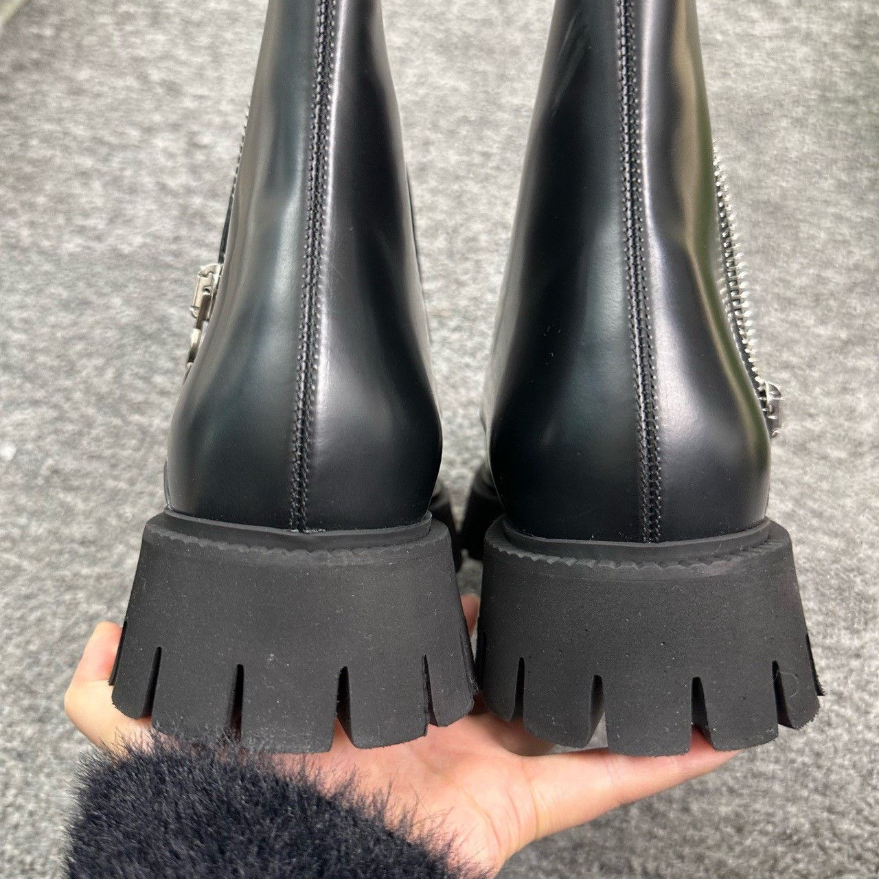 Gucci Gucci Black Platform Martin Boots Size 42.5 Size US 9.5 / EU 42-43 - 5 Thumbnail