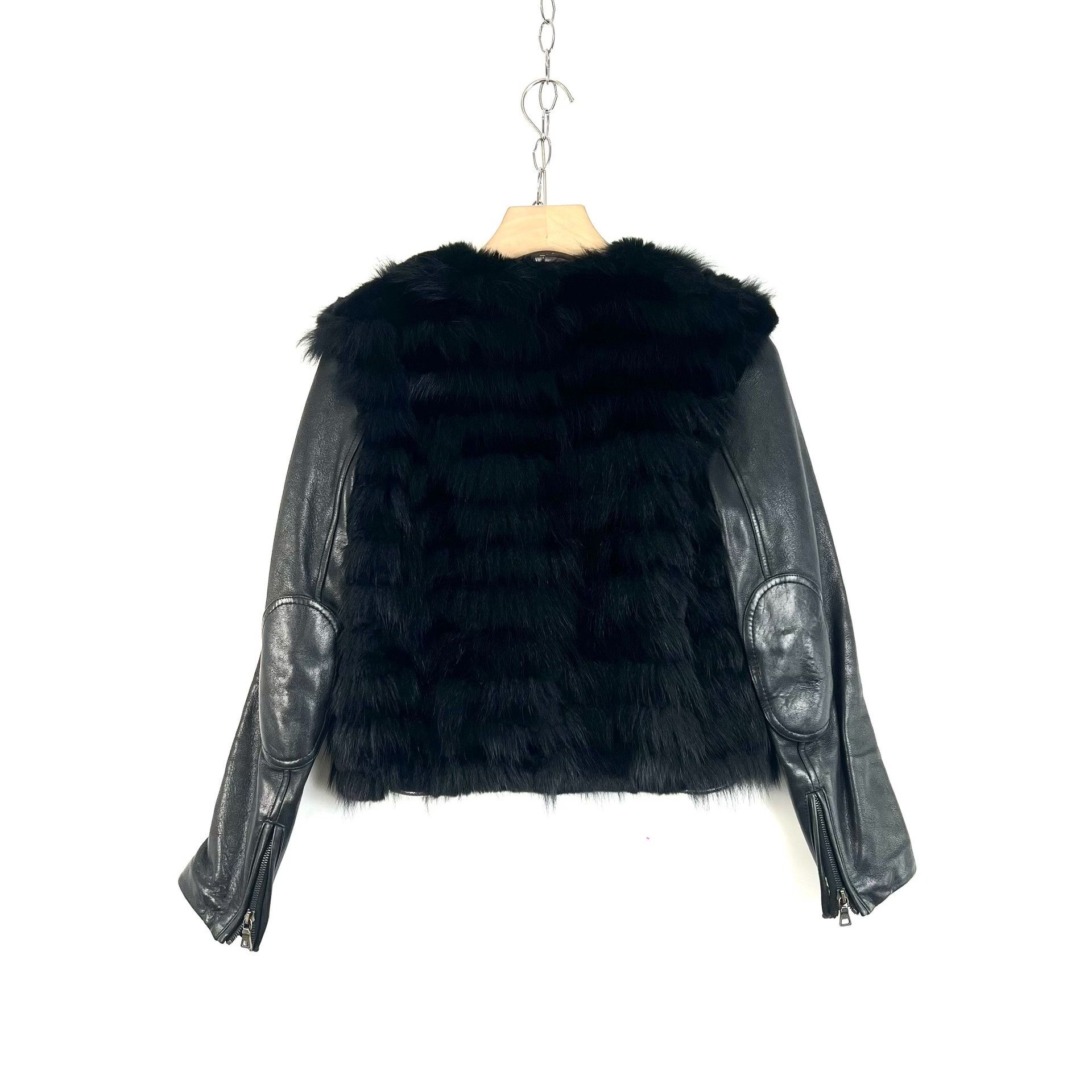 Prada Prada Black Fur Jacket Size 38 Size S / US 4 / IT 40 - 2 Thumbnail