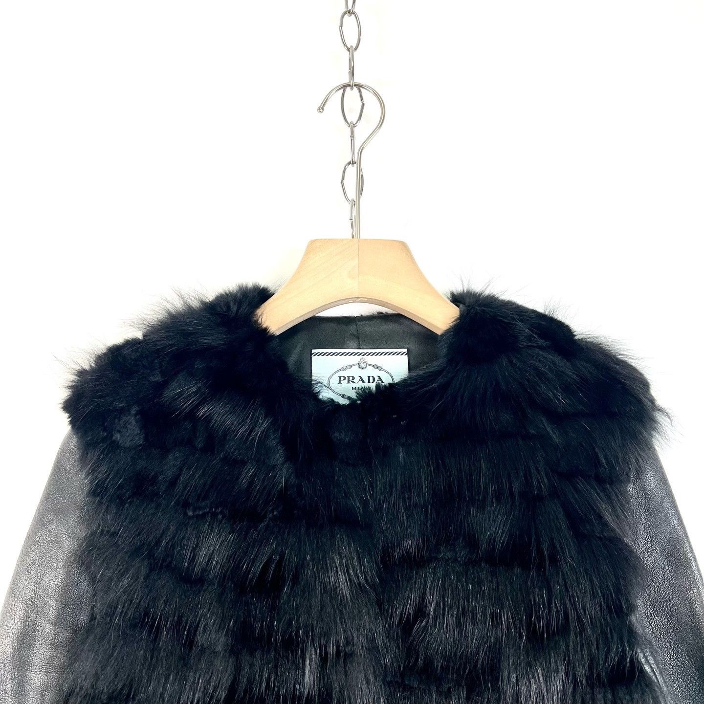 Prada Prada Black Fur Jacket Size 38 Size S / US 4 / IT 40 - 3 Thumbnail