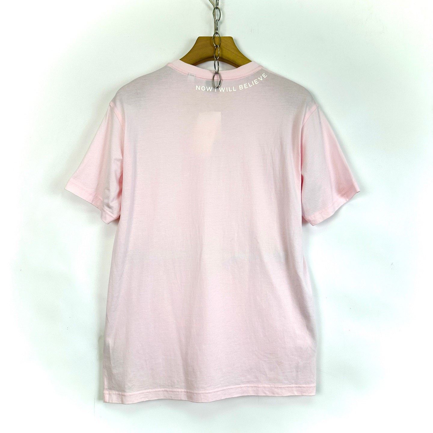 Burberry Burberry Neck Logo Print Pink T-Shirt Size XS / US 0-2 / IT 36-38 - 2 Thumbnail