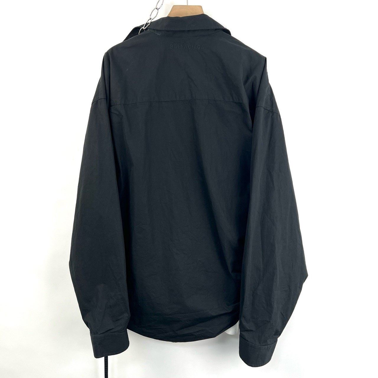 Balenciaga Balenciaga Irregular Embroidered Logo Shirt Size XS / US 0-2 / IT 36-38 - 2 Thumbnail