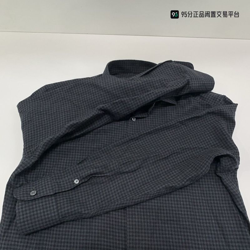 Ermenegildo Zegna Zegna Men's Checkered Long-Sleeve Shirt Size US S / EU 44-46 / 1 - 7 Thumbnail