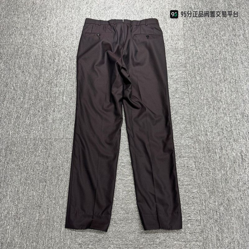 Ermenegildo Zegna Zegna Wool Casual Unisex Brown Pants Size US 44 / EU 60 - 2 Thumbnail