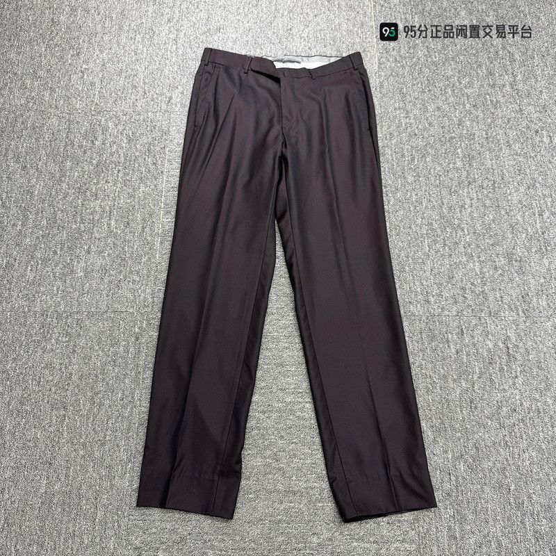 Ermenegildo Zegna Zegna Wool Casual Unisex Brown Pants Size US 44 / EU 60 - 5 Thumbnail