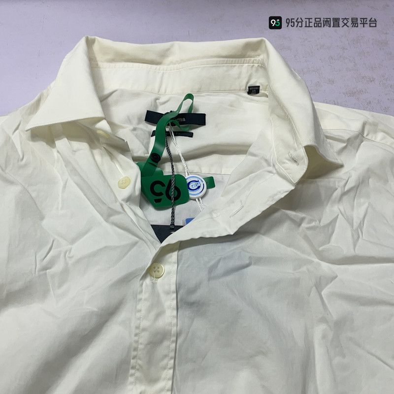 Ermenegildo Zegna Z Zegna Casual Solid Long-Sleeve Shirt Size US XXL / EU 58 / 5 - 5 Thumbnail