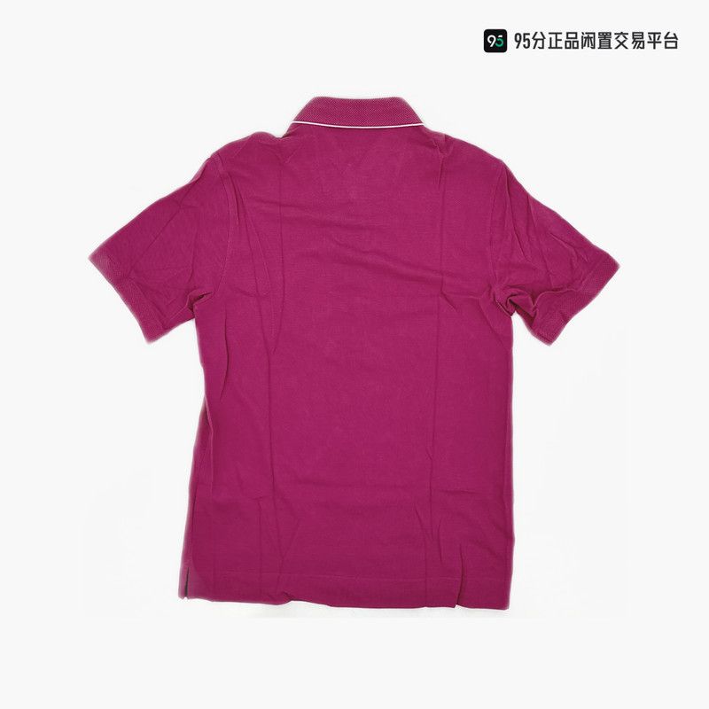 Ermenegildo Zegna Zegna Logo Detail Stripe Trim Short-Sleeve Polo Size US S / EU 44-46 / 1 - 5 Thumbnail