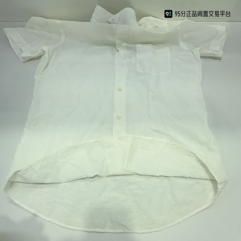 Ermenegildo Zegna Ermenegildo Zegna Solid Short-Sleeve Shirt Size US M / EU 48-50 / 2 - 3 Thumbnail