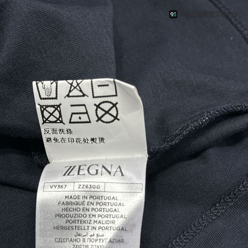 Ermenegildo Zegna Zegna Men's Pattern Print Crew Neck Short-Sleeve T-Shirt Size US S / EU 44-46 / 1 - 2 Thumbnail