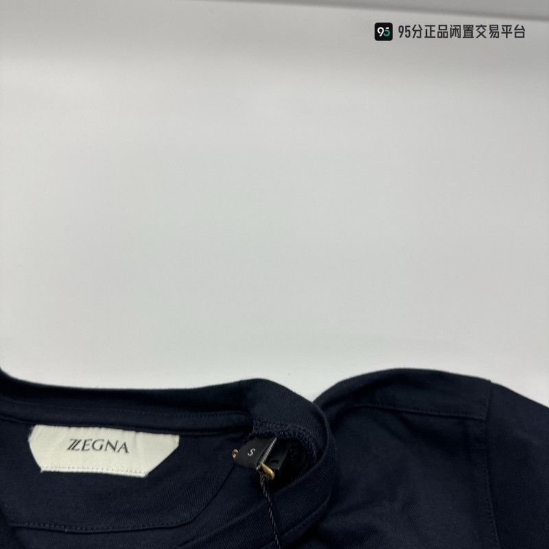 Ermenegildo Zegna Zegna Men's Pattern Print Crew Neck Short-Sleeve T-Shirt Size US S / EU 44-46 / 1 - 7 Thumbnail