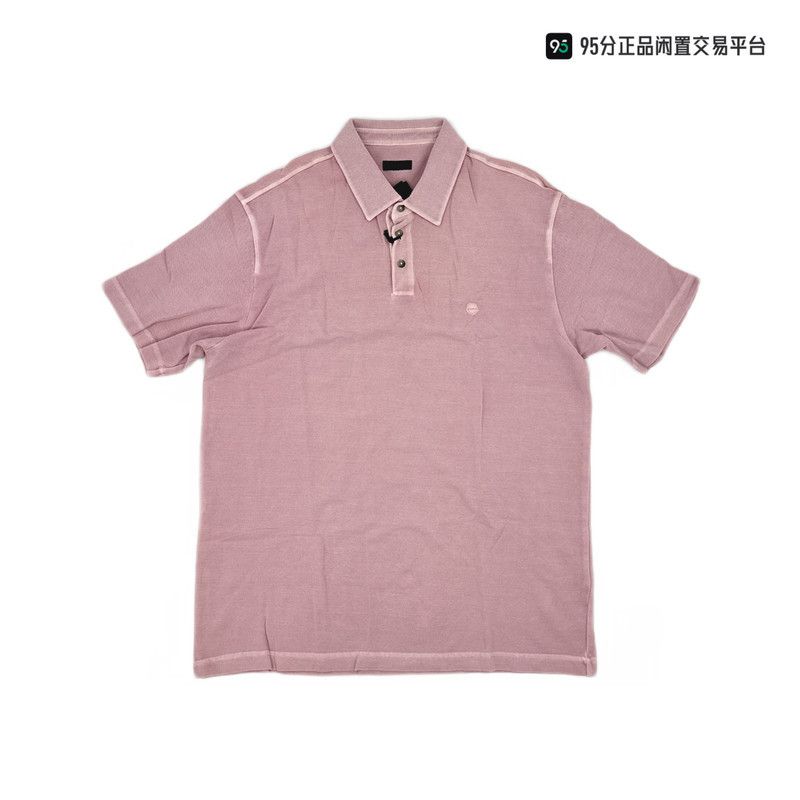 Ermenegildo Zegna Zegna Logo Solid Short-Sleeve Polo Shirt Men Size US XXL / EU 58 / 5 - 2 Thumbnail