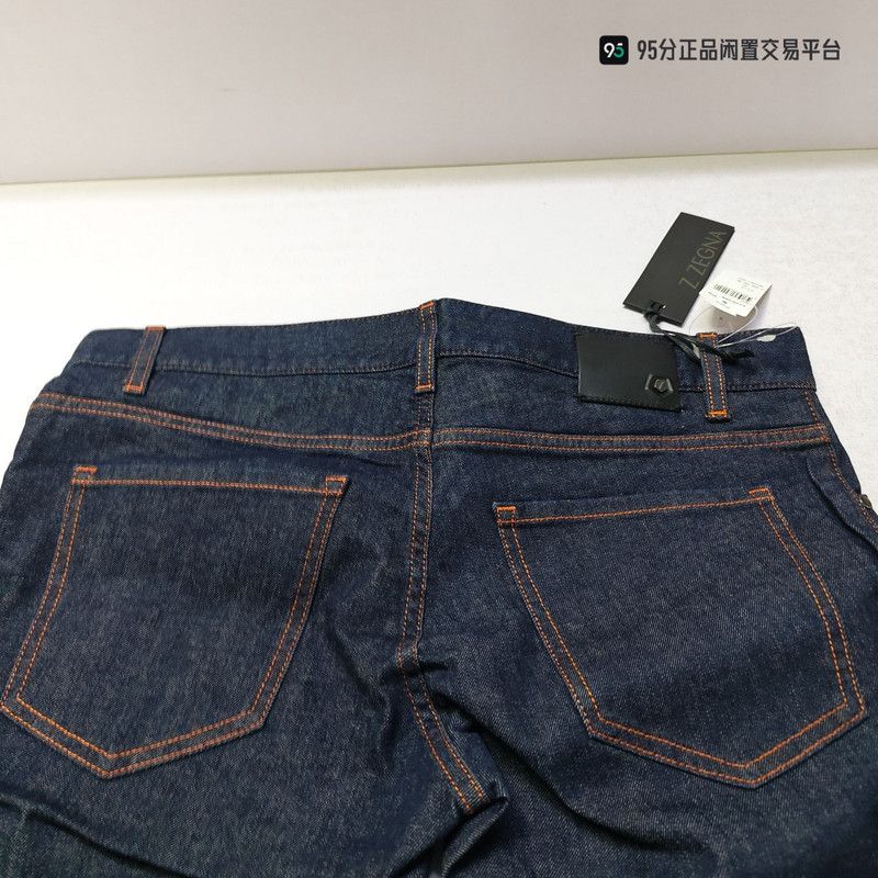 Ermenegildo Zegna Ermenegildo Zegna Solid Commuting Versatile Jeans Size US 31 - 3 Thumbnail