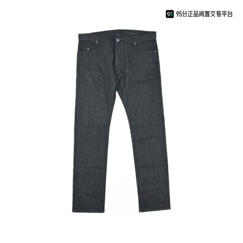 Ermenegildo Zegna Ermenegildo Zegna Solid Color Commuting Jeans Size US 35 - 6 Thumbnail