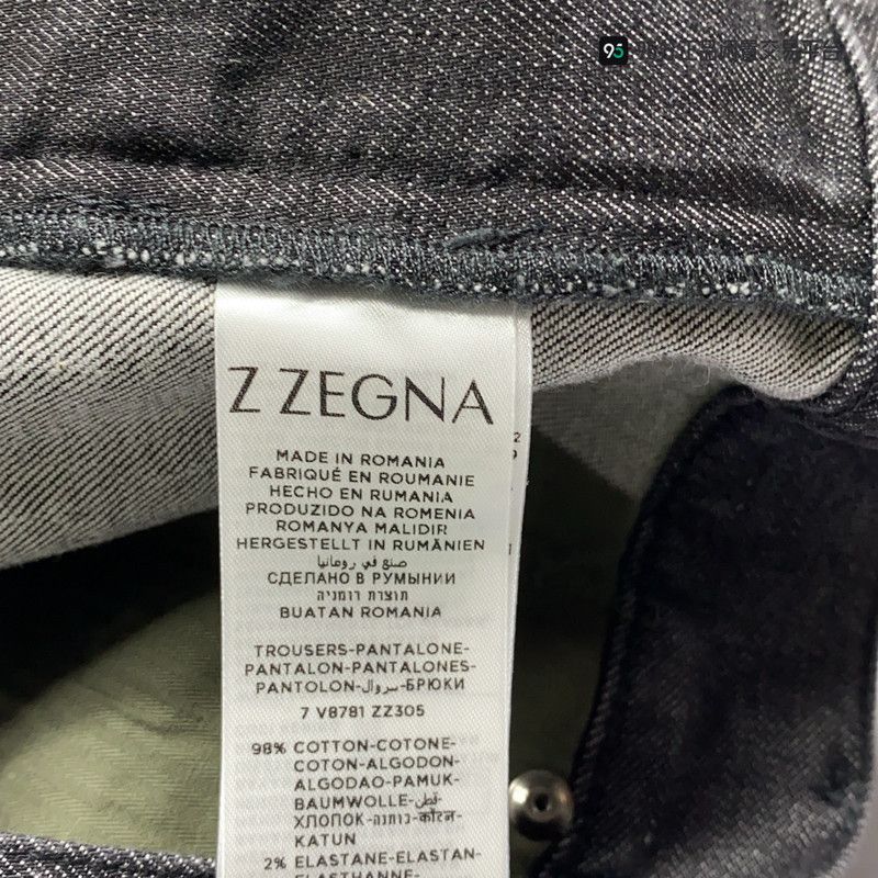 Ermenegildo Zegna Ermenegildo Zegna Solid Color Commuting Jeans Size US 35 - 2 Thumbnail