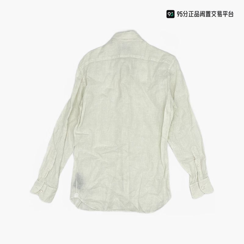 Ermenegildo Zegna Ermenegildo Zegna FW25 Solid Long-Sleeve Lapel Shirt Size US S / EU 44-46 / 1 - 6 Thumbnail