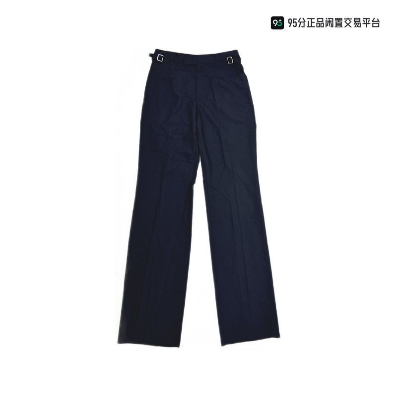 Ermenegildo Zegna ZEGNA Straight-Leg Casual Dark Blue Pants Size US 36 / EU 52 - 2 Thumbnail