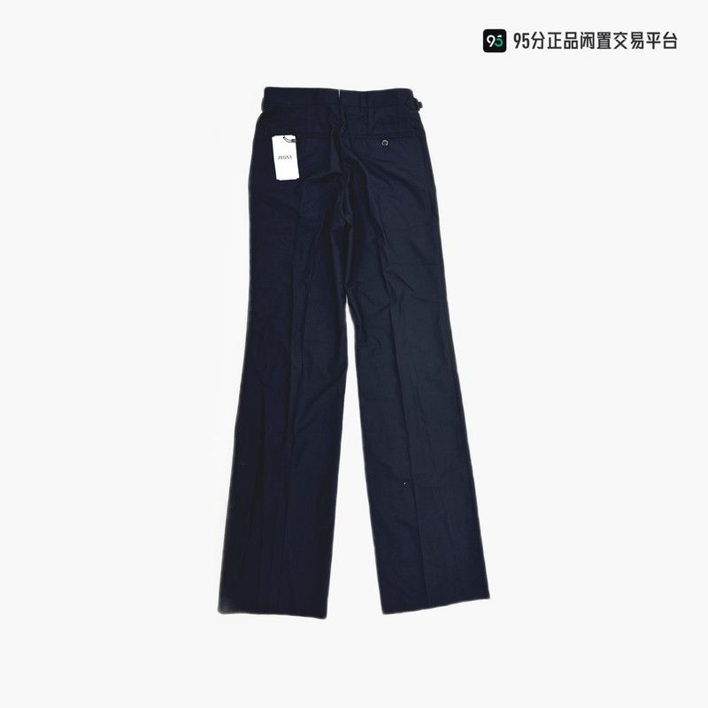 Ermenegildo Zegna ZEGNA Straight-Leg Casual Dark Blue Pants Size US 36 / EU 52 - 3 Thumbnail