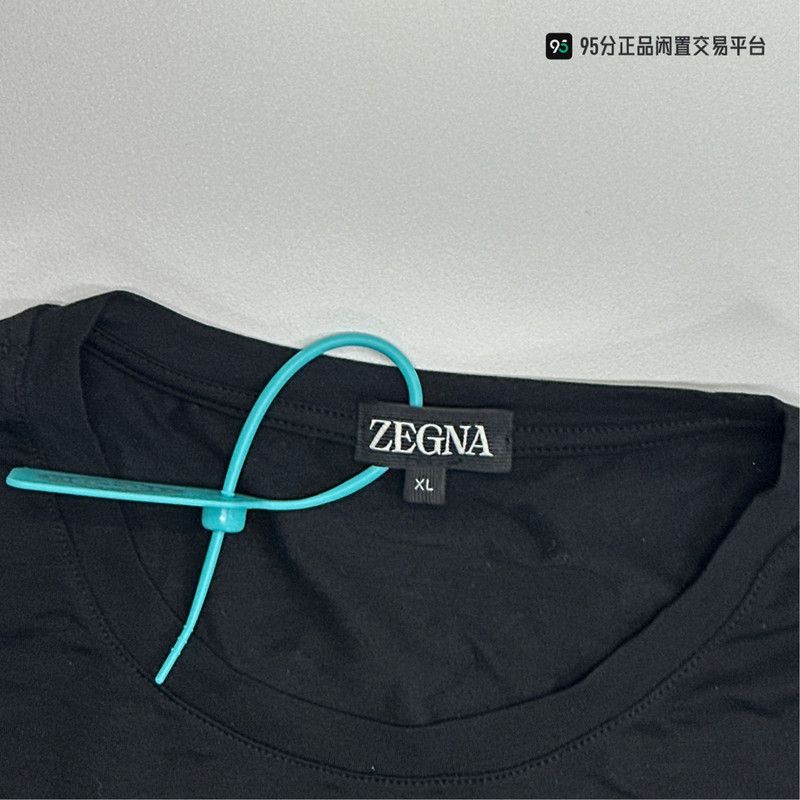 Ermenegildo Zegna Zegna SS24 Solid Crew Neck Slim Short Sleeve T-Shirt Size US XL / EU 56 / 4 - 3 Thumbnail