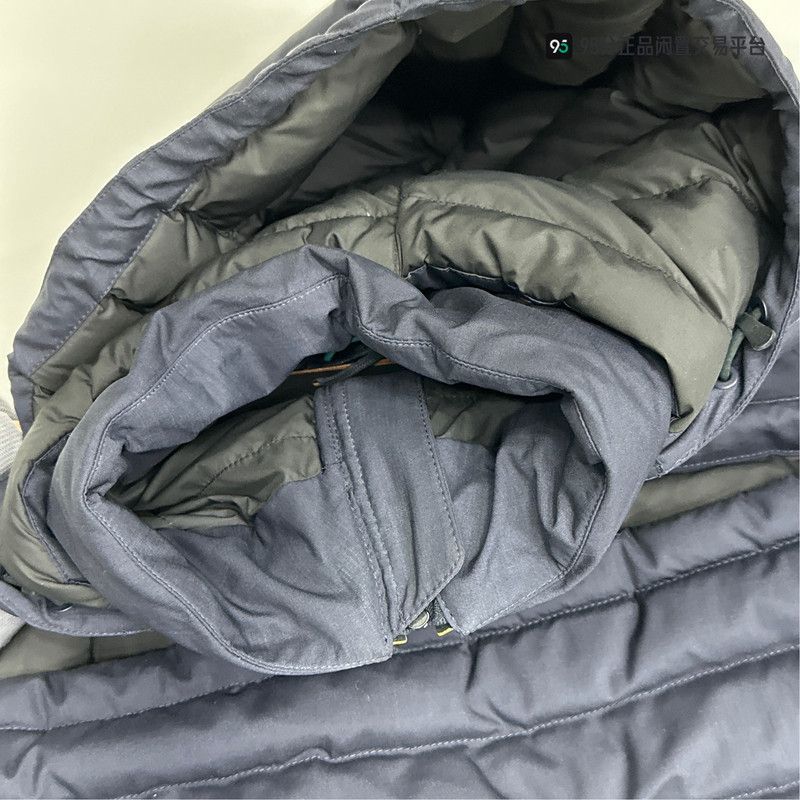 Ermenegildo Zegna Zegna FW22 Navy Quilted Hooded Down Jacket Size US L / EU 52-54 / 3 - 7 Thumbnail