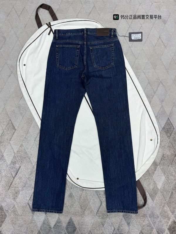 Ermenegildo Zegna Zegna Men's Blue Straight-Leg Comfort Jeans Size US 30 / EU 46 - 3 Thumbnail
