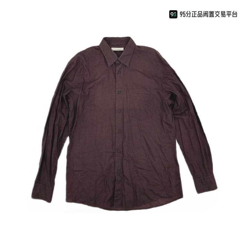 Ermenegildo Zegna Zegna Men's Casual Lapel Long - Sleeve Shirt Size US L / EU 52-54 / 3 - 7 Thumbnail