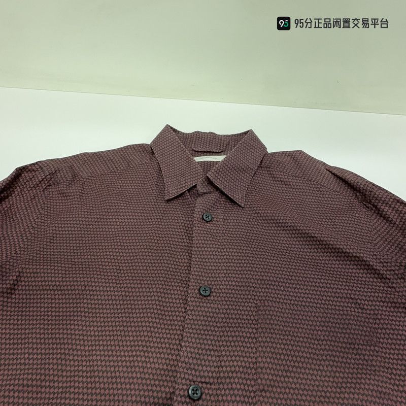 Ermenegildo Zegna Zegna Men's Casual Lapel Long - Sleeve Shirt Size US L / EU 52-54 / 3 - 8 Thumbnail