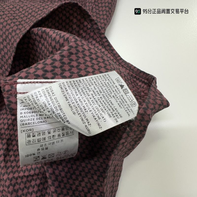 Ermenegildo Zegna Zegna Men's Casual Lapel Long - Sleeve Shirt Size US L / EU 52-54 / 3 - 6 Thumbnail