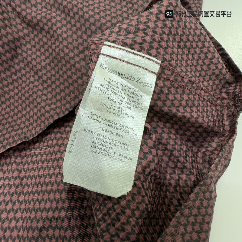 Ermenegildo Zegna Zegna Men's Casual Lapel Long - Sleeve Shirt Size US L / EU 52-54 / 3 - 4 Thumbnail