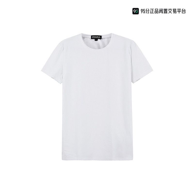 Ermenegildo Zegna Zegna SS24 Men's Solid Crew Neck Short-Sleeve T-Shirt Size US XXL / EU 58 / 5 - 3 Thumbnail