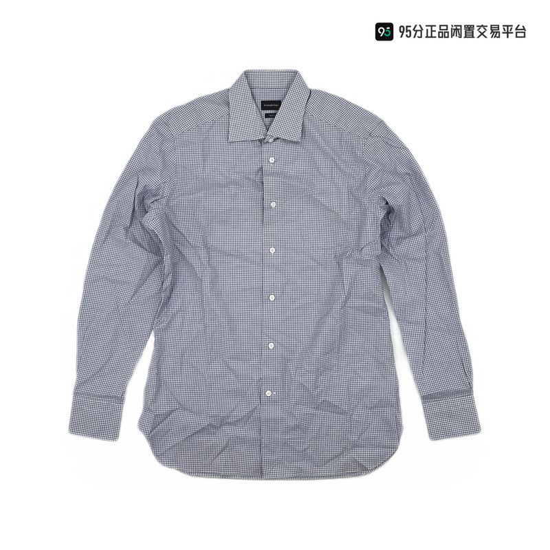 Ermenegildo Zegna Zegna Men's Classic Versatile Check Shirt Size US M / EU 48-50 / 2 - 2 Thumbnail