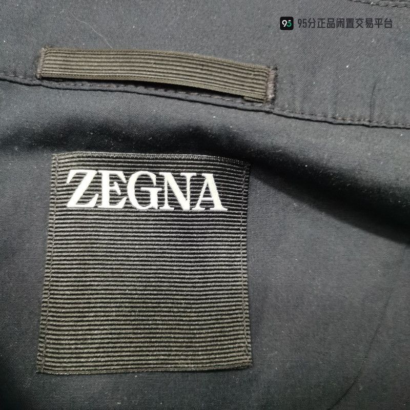 Ermenegildo Zegna Ermenegildo Zegna Solid Lapel Long-Sleeve Shirt Size US M / EU 48-50 / 2 - 6 Thumbnail