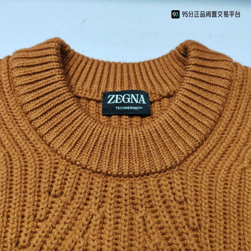 Ermenegildo Zegna Zegna Men's Crew Neck Pullover Sports Sweater Size US M / EU 48-50 / 2 - 5 Thumbnail
