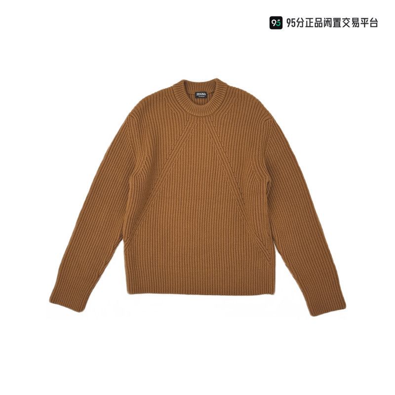 Ermenegildo Zegna Zegna Men's Crew Neck Pullover Sports Sweater Size US M / EU 48-50 / 2 - 2 Thumbnail