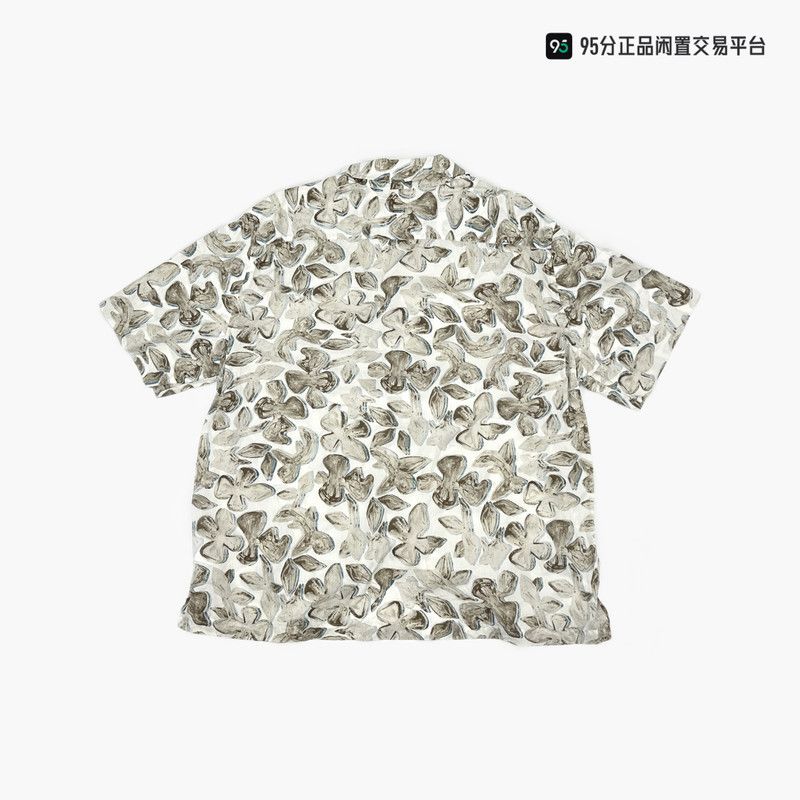 Ermenegildo Zegna Zegna Men's Butterfly Print Lapel Short-Sleeve Shirt Size US XXL / EU 58 / 5 - 5 Thumbnail