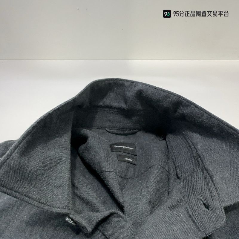 Ermenegildo Zegna Ermenegildo Zegna SS21 Cotton Cashmere Blend Men's Shirt Size US L / EU 52-54 / 3 - 3 Thumbnail