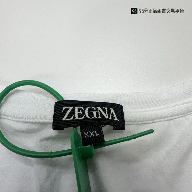 Ermenegildo Zegna Zegna Men's Solid Round Neck Casual Short-Sleeve T-Shirt Size US XXL / EU 58 / 5 - 3 Thumbnail