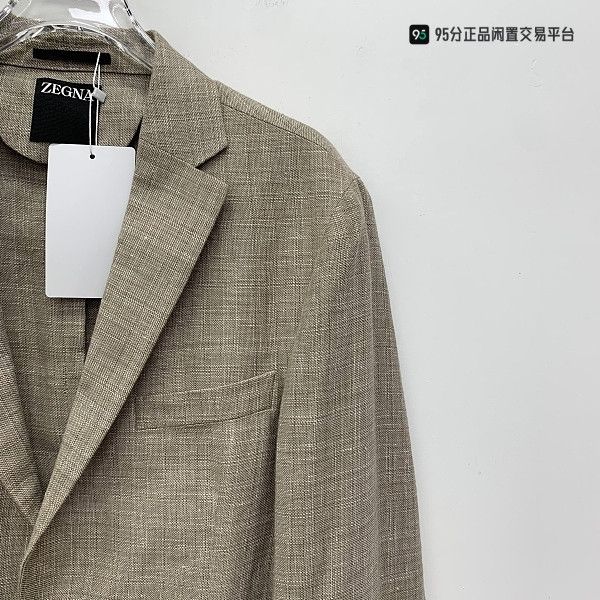 Ermenegildo Zegna Zegna Men's Classic Lapel Single-Breasted Suit Jacket Size US M / EU 48-50 / 2 - 3 Thumbnail