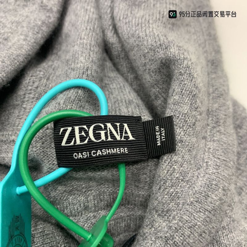 Ermenegildo Zegna Zegna FW23 Men's Solid Drawstring Sweatshirt Size US XL / EU 56 / 4 - 3 Thumbnail