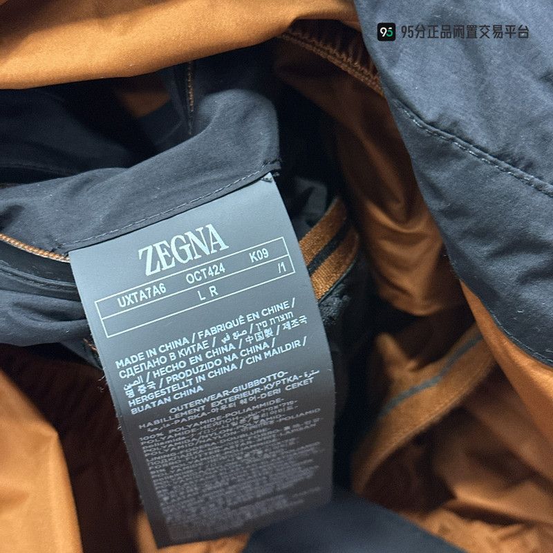 Ermenegildo Zegna Zegna FW22 Men's Solid Casual Hooded Down Jacket Size US L / EU 52-54 / 3 - 4 Thumbnail