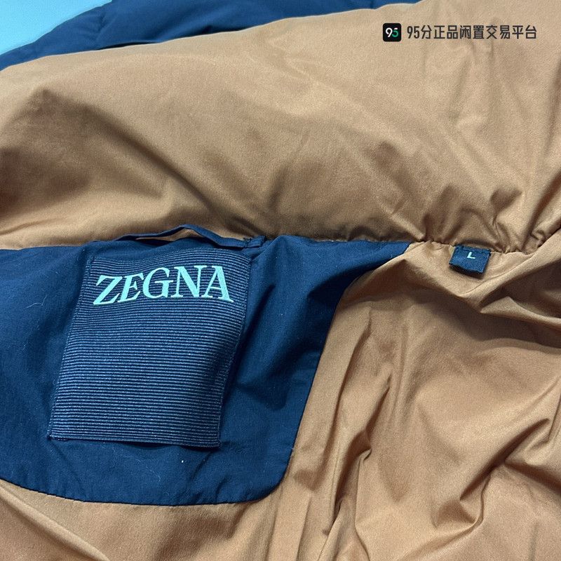Ermenegildo Zegna Zegna FW22 Men's Solid Casual Hooded Down Jacket Size US L / EU 52-54 / 3 - 5 Thumbnail