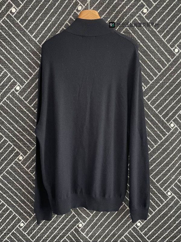 Ermenegildo Zegna Zegna Men's Half-High Neck Zip Wool-Cashmere Sweater Size US XXL / EU 58 / 5 - 6 Thumbnail