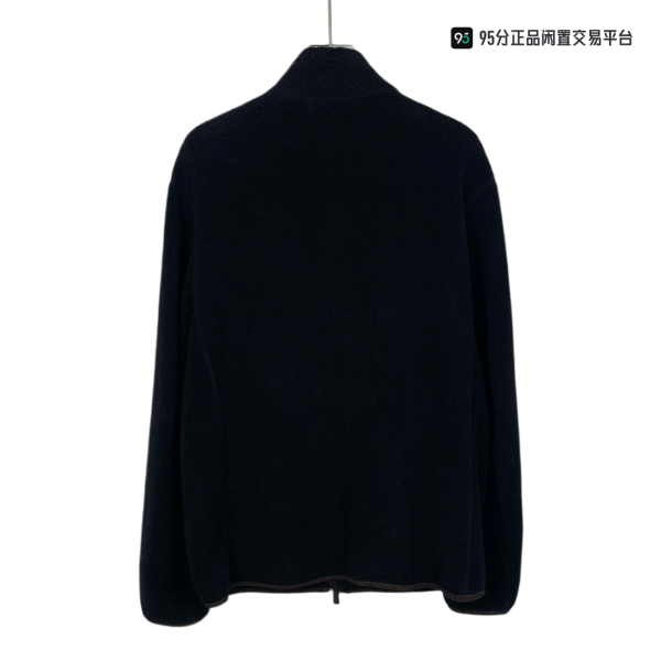 Ermenegildo Zegna Zegna Men's Cotton Zip Teddy Fleece Jacket Size US XS / EU 42 / 0 - 4 Thumbnail