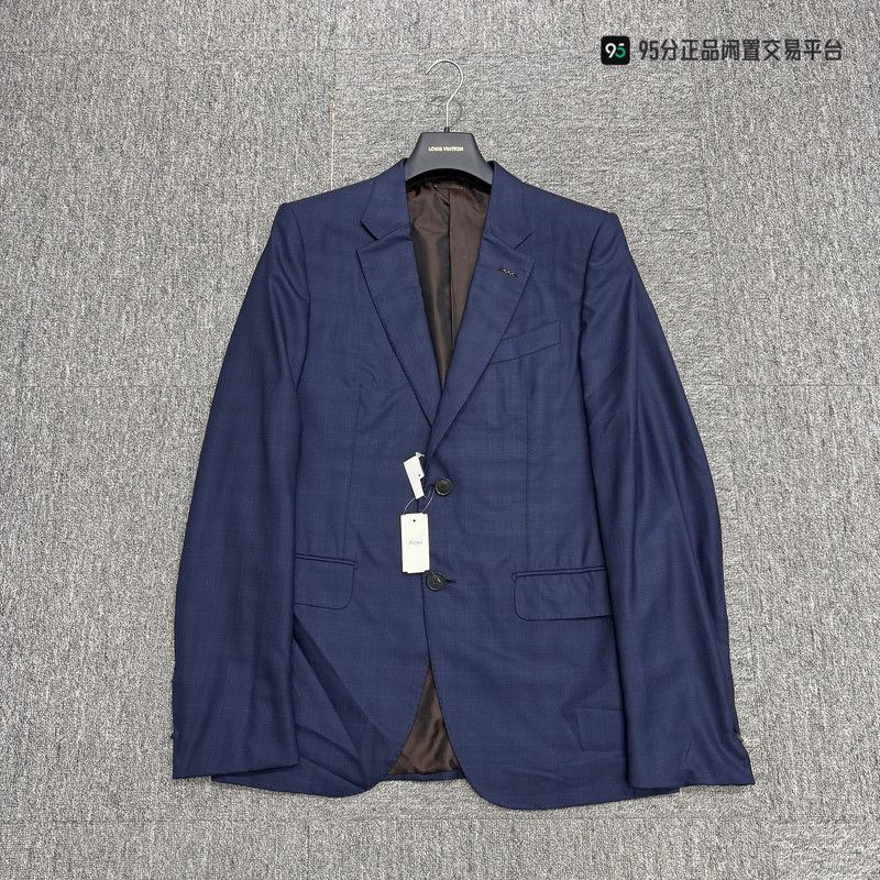 Ermenegildo Zegna Zegna Single-Breasted Wool Suit Jacket Size US L / EU 52-54 / 3 - 4 Thumbnail