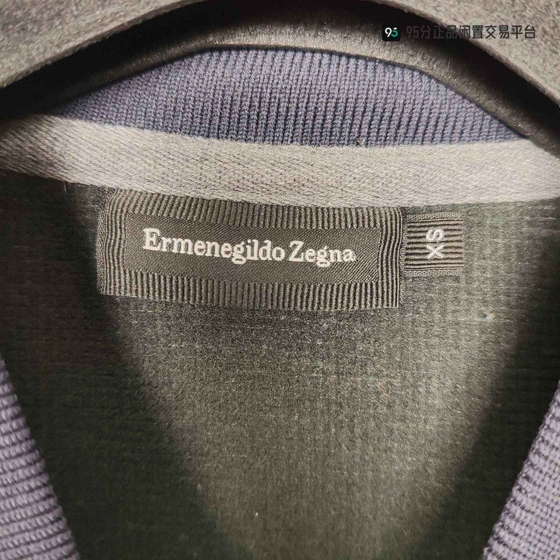 Ermenegildo Zegna Zegna Embroidered Logo Men's Fashion Jacket Size US XS / EU 42 / 0 - 6 Thumbnail