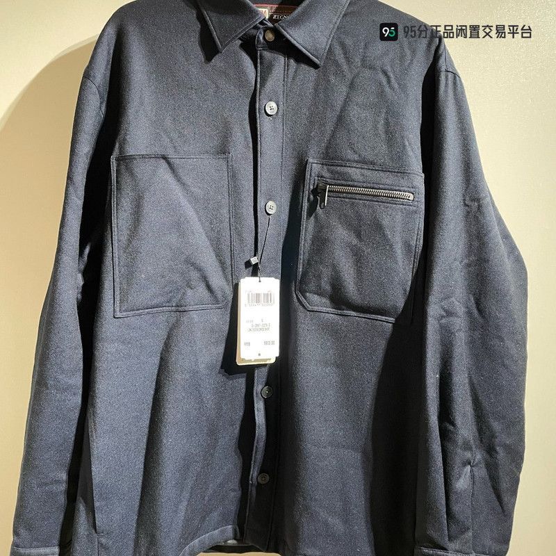 Ermenegildo Zegna Zegna Men's Lapel Long-Sleeve Button-Up Shirt Size US L / EU 52-54 / 3 - 2 Thumbnail