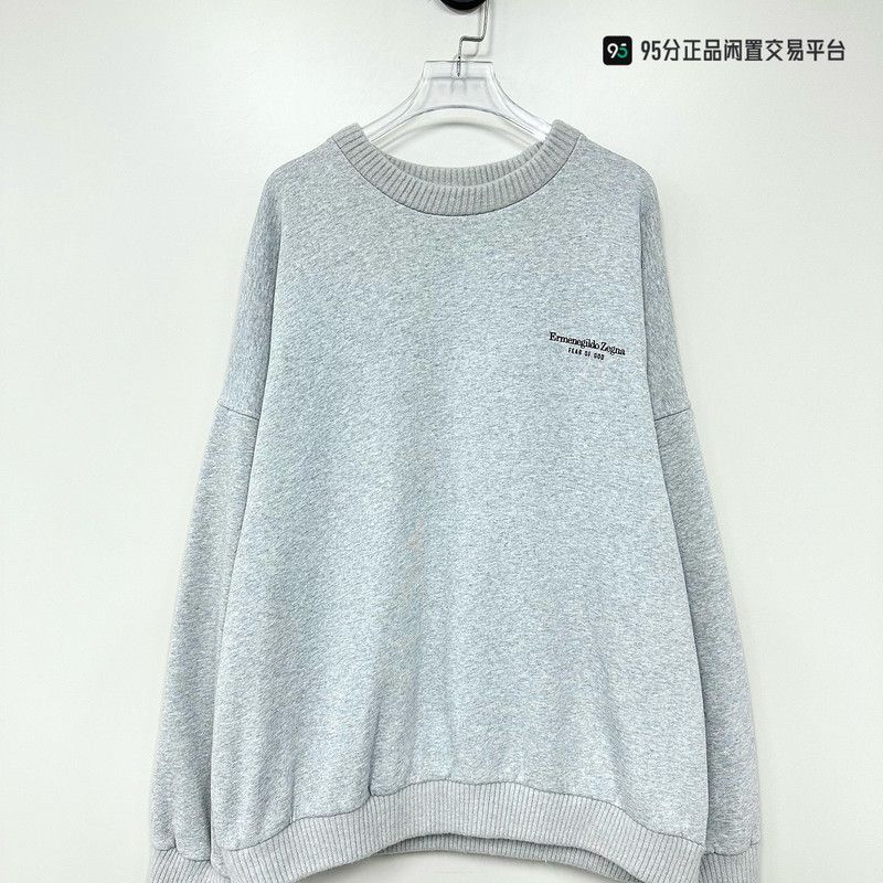 Ermenegildo Zegna Zegna x Fear of God Men's Loose Crewneck Sweatshirt Size US M / EU 48-50 / 2 - 3 Thumbnail