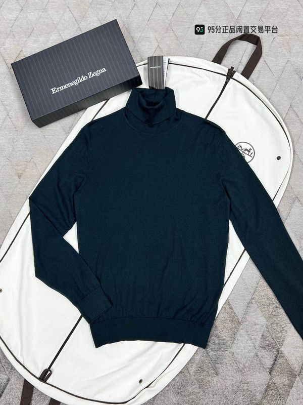 Ermenegildo Zegna Zegna Platinum Line Wild Cashmere High-Neck Sweater Size US L / EU 52-54 / 3 - 6 Thumbnail