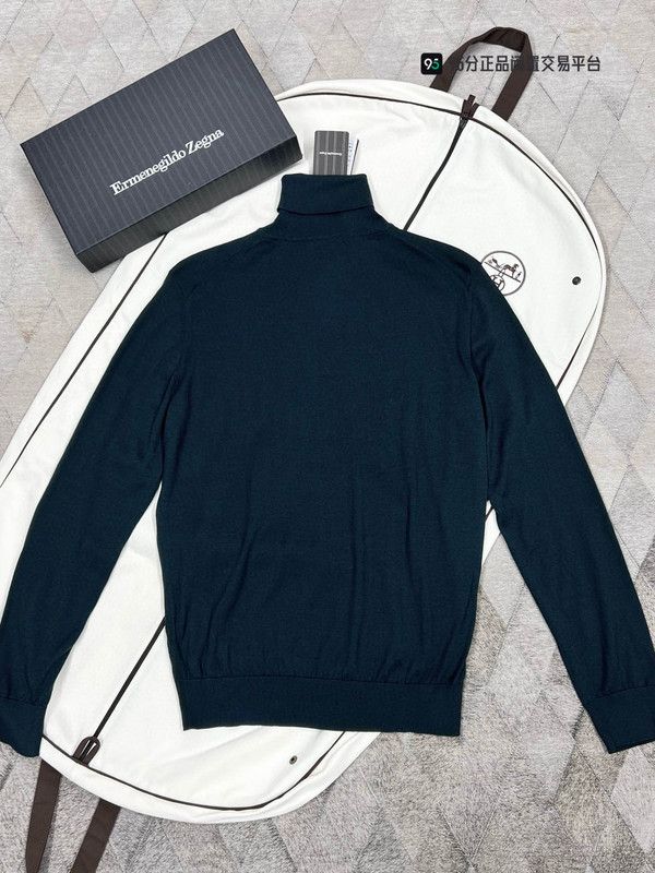 Ermenegildo Zegna Zegna Platinum Line Wild Cashmere High-Neck Sweater Size US L / EU 52-54 / 3 - 8 Thumbnail