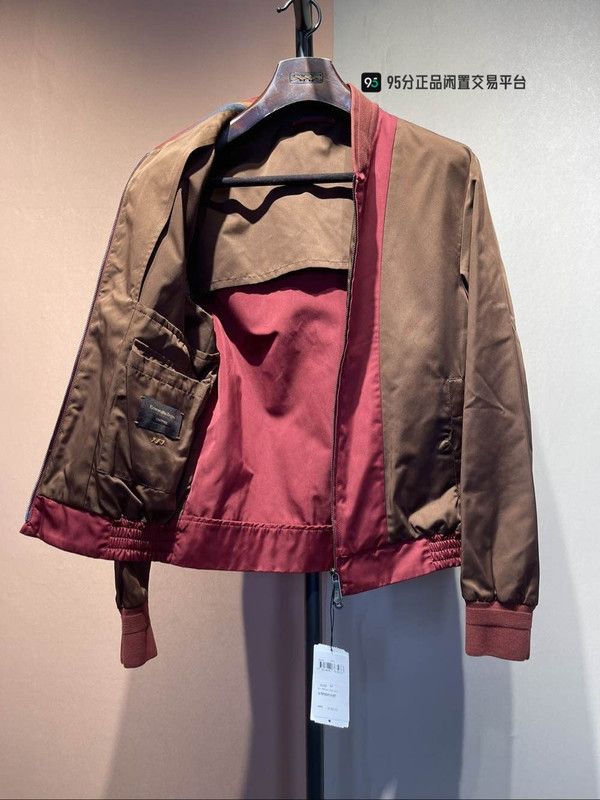 Ermenegildo Zegna Zegna Men's Runway Silk Blend Jacket Size US XXL / EU 58 / 5 - 4 Thumbnail