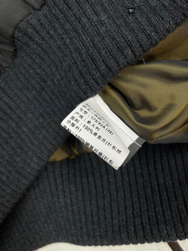 Ermenegildo Zegna Zegna X FOG Solid Round Neck Silk Thick Jacket Size US L / EU 52-54 / 3 - 3 Thumbnail