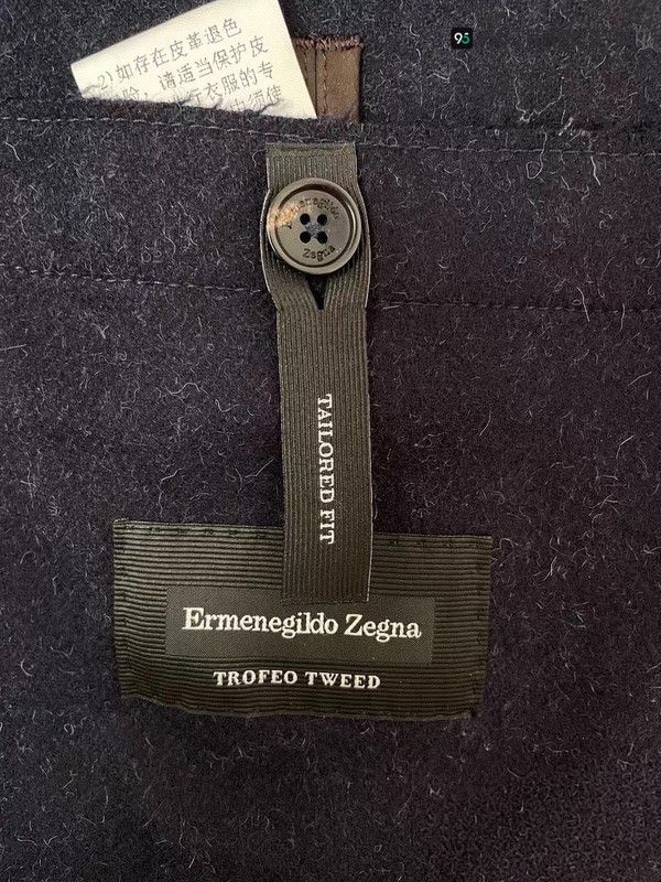 Ermenegildo Zegna Zegna Men's Classic Solid Casual Suit Jacket Size US L / EU 52-54 / 3 - 4 Thumbnail